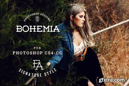 Bohemia Photoshop Actions WZK8X6