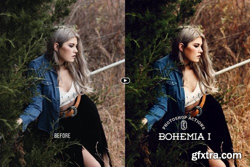 Bohemia Photoshop Actions WZK8X6