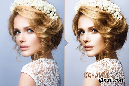 Caramel Wedding Photoshop Action B6TYSH