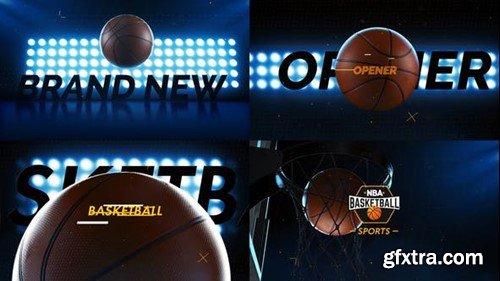 Videohive Basketball Logo Opener 24272109