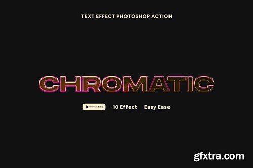 Chromatic Text Effect ZREBLAQ