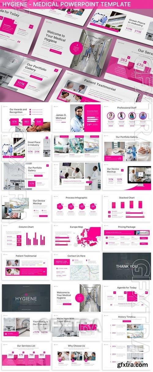 Hygiene - Medical Powerpoint Template B5AB2HL