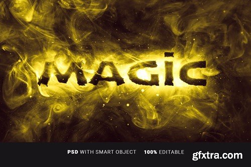 Magic Smoke Text Effect JM5KDHW