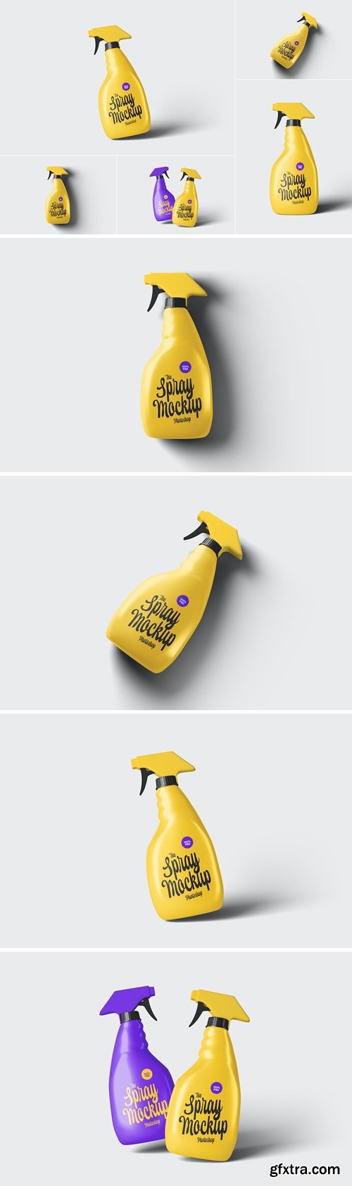 Spray Bottle Mockups C2RR27Z