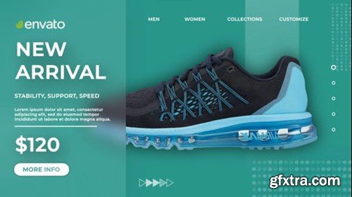 Videohive Sneakers Sale Product Promo 47139367