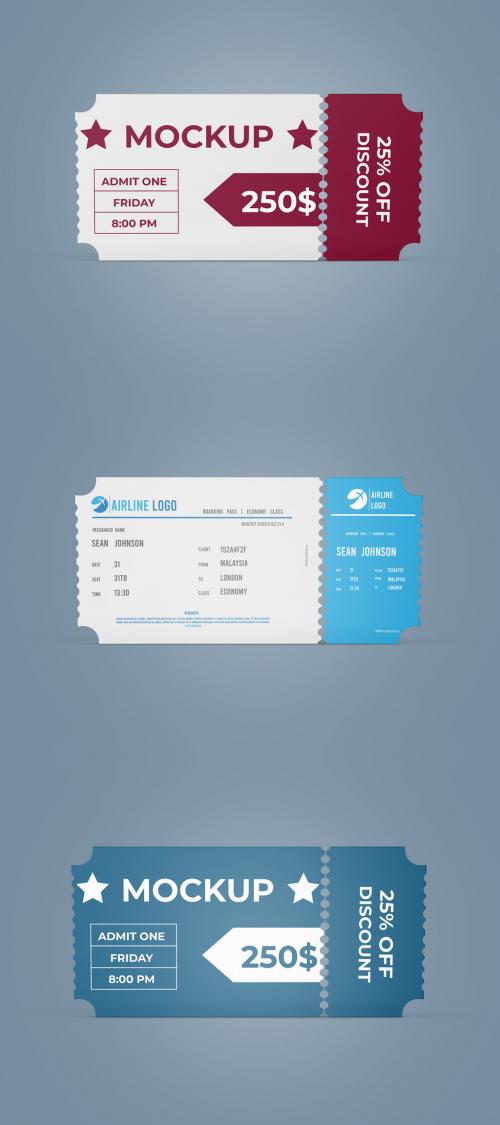 Ticket Mockup 586766287