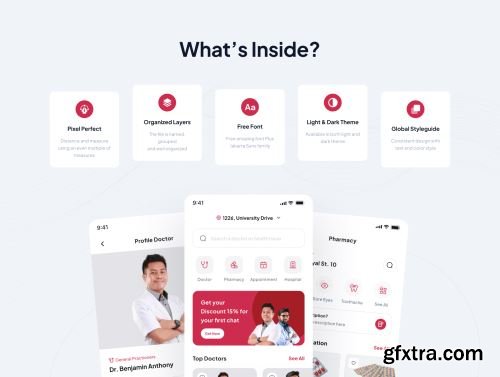 Mediline - Medical & Healthcare App UI Kit Ui8.net