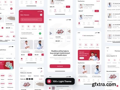 Mediline - Medical & Healthcare App UI Kit Ui8.net