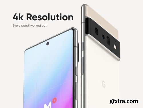 12 Google Pixel 6 Pro Mockups Ui8.net