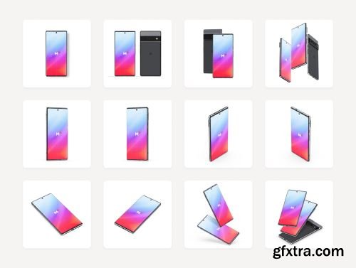 12 Google Pixel 6 Pro Mockups Ui8.net