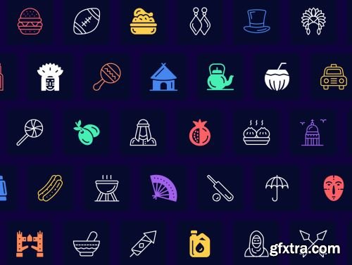 1600+ Culture and Communities Vector Icons Ui8.net