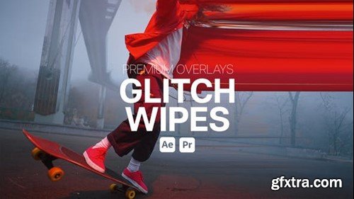 Videohive Premium Overlays Glitch Wipes 47170120