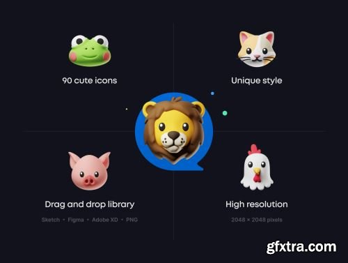 Animojis: 3D Icon Pack Ui8.net