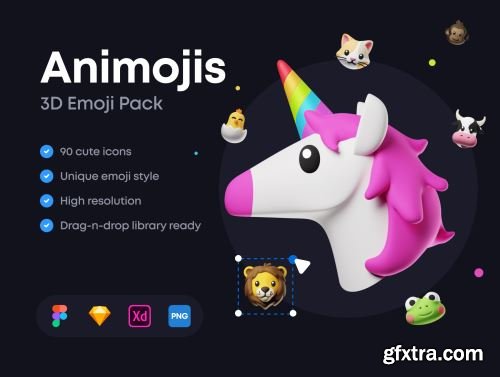 Animojis: 3D Icon Pack Ui8.net