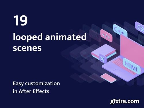 3D Isometric Animated Pack Ui8.net