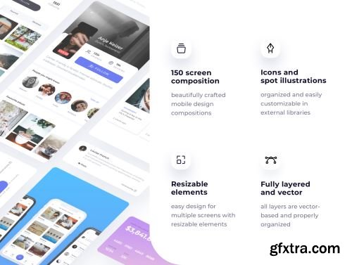 Atro Mobile UI Kit Ui8.net