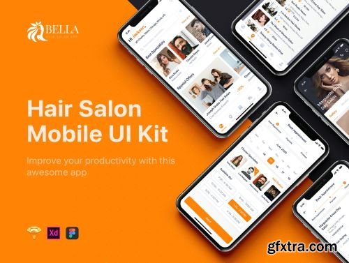 Bella - Hair Salon UI Kit Ui8.net