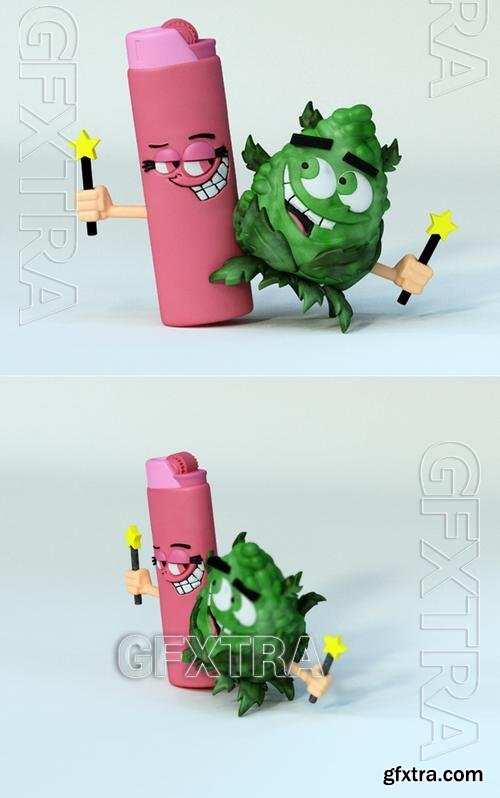 Exclusive - Wanda and Cosmo &ndash; 3D Print Model