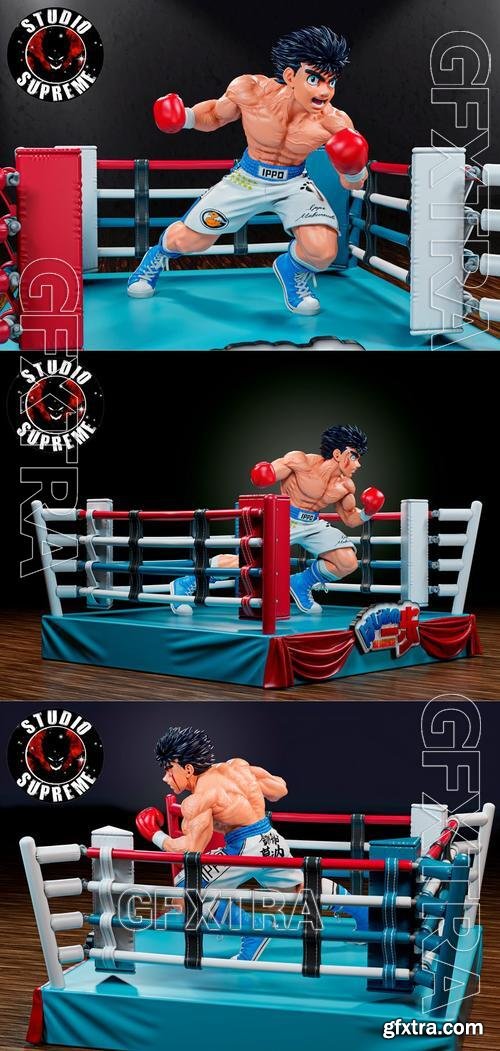 Hajime no Ippo figure 3D model 3D printable