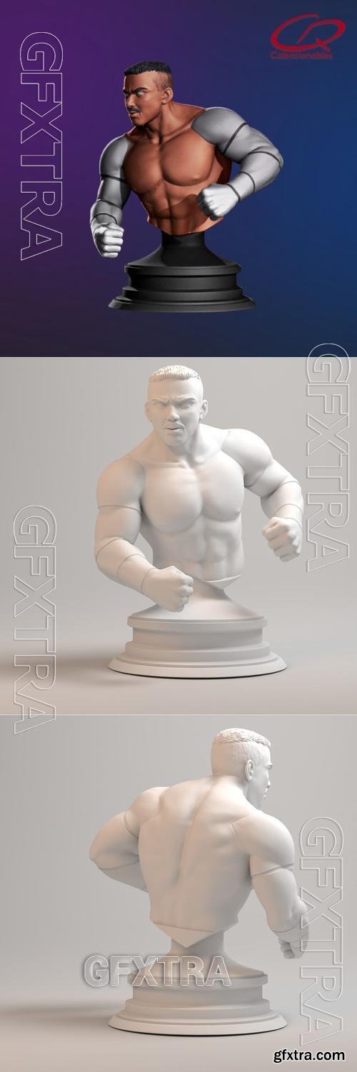 Mortal Kombat Classics - Jax Bust &ndash; 3D Print Model