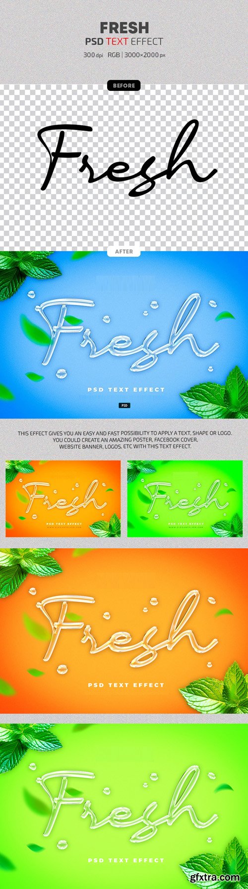 Fresh Text Effects for Photoshop