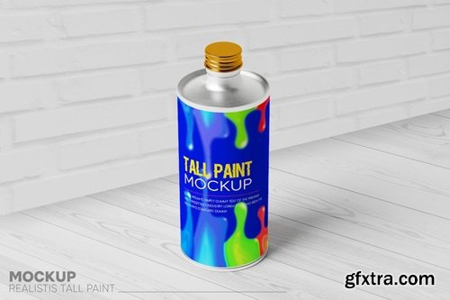 Tall Paint Mockup 2P5HVXU