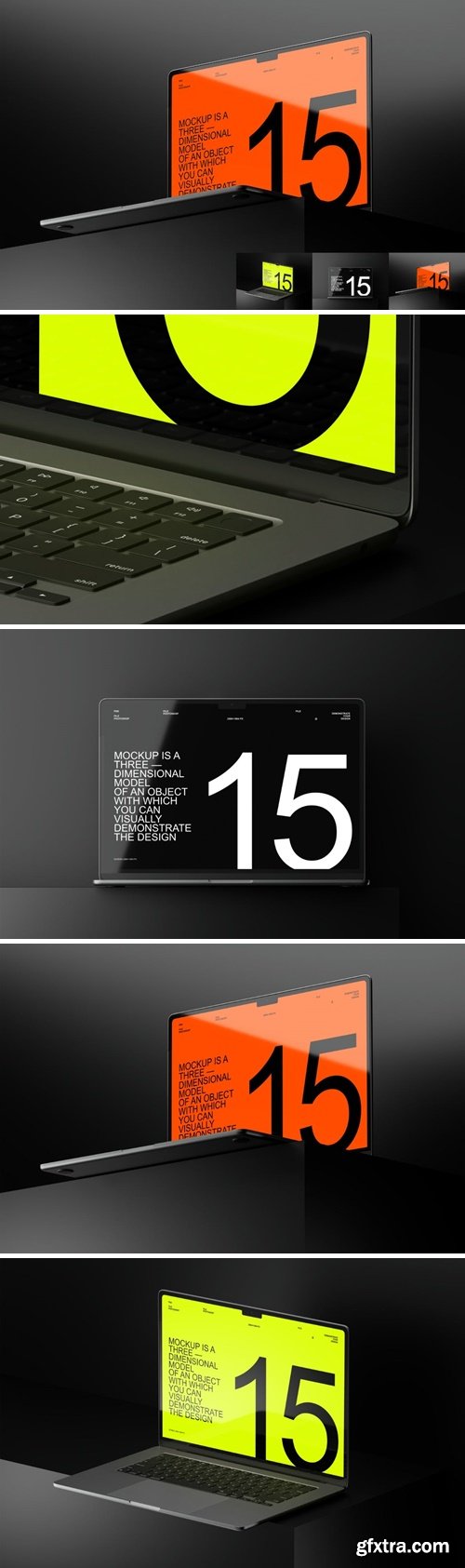 Macbook Air Mockup Set GQ5SWKL