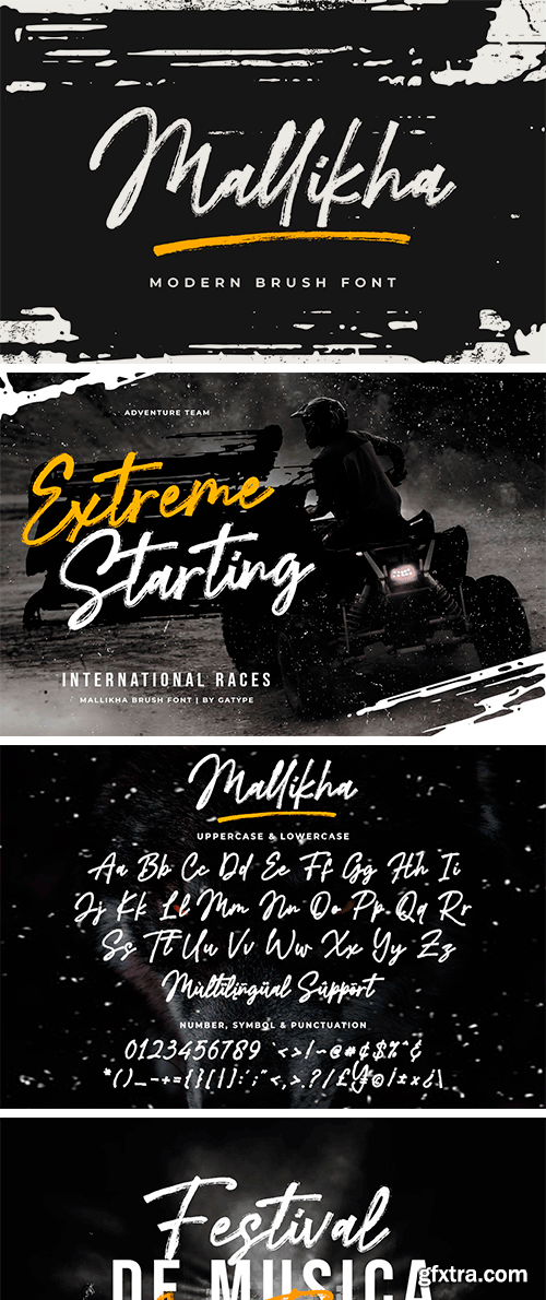 Mallikha Brush Font