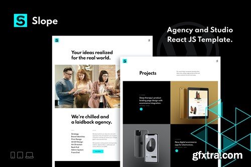 Slope-Responsive Agency & Studio React JS Template E4QVUKR