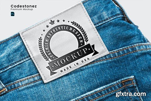 Jeans Label Mockups S5VD7Q7