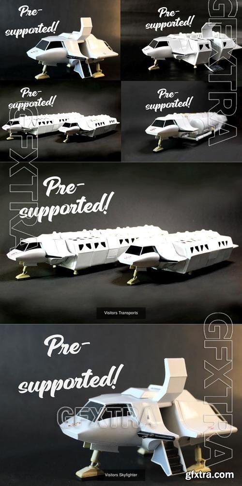 Visitors Ships &ndash; 3D Print Model