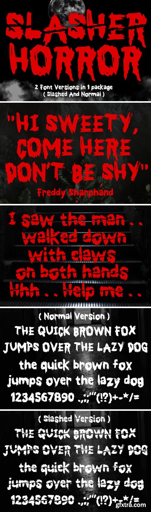 Slasher Horror Font