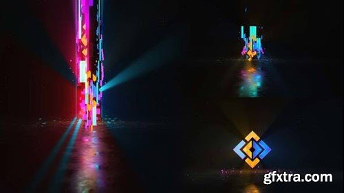 Videohive Glitch Shockdown Logo Animation 47148603