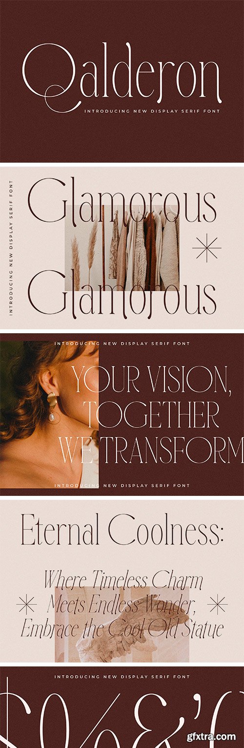 Qalderon - Serif Typeface