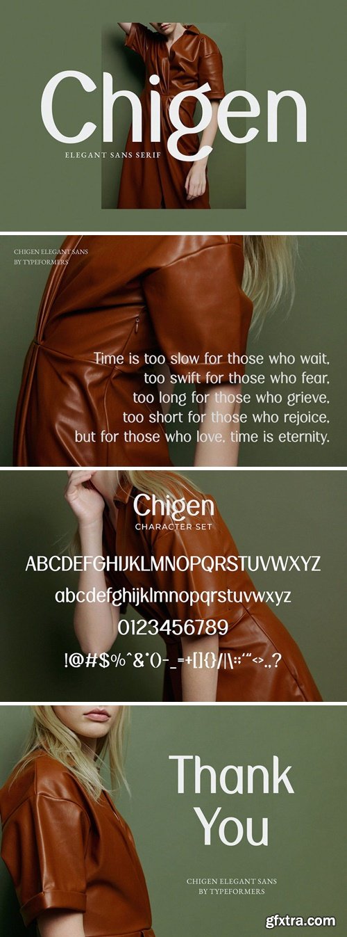 Chigen - Elegant Sans Serif Font