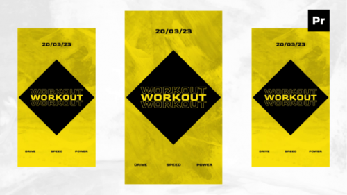 Videohive - Workout Social Media Stories - 46910246 - 46910246