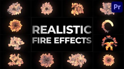 Videohive - Realistic Fire Effects for Premiere Pro - 46921433 - 46921433