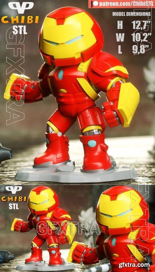 3DXM - Hulkbuster Chibi &ndash; 3D Print Model