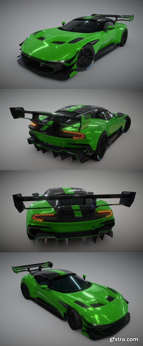 Aston Martin Vulcan 2018 3D Model