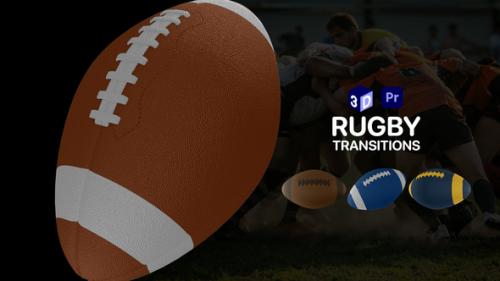 Videohive - Rugby Ball Transitions for Premiere Pro - 46951363 - 46951363