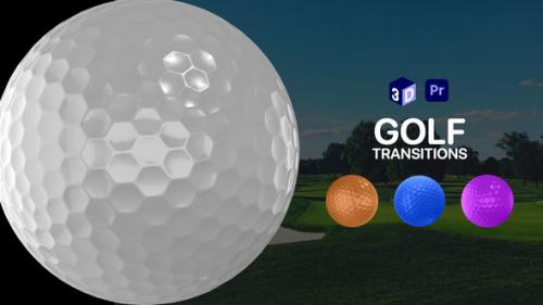 Videohive - Golf Ball Transitions for Premiere Pro - 47013149 - 47013149