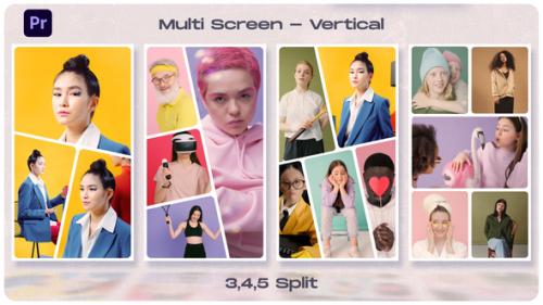 Videohive - Multi Screen - Split Screen - Vertical - 47150855 - 47150855