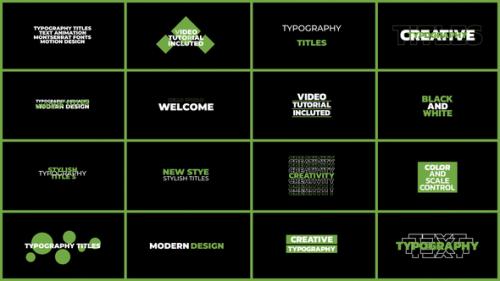 Videohive - Typography Titles | FCPX & Apple Motion - 47161484 - 47161484