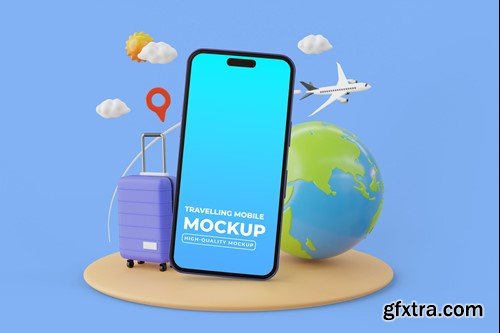 Travelling Mobile Mockup AFZC8LT