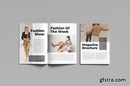 A4 Magazine Brochure Mockups CSGJH95