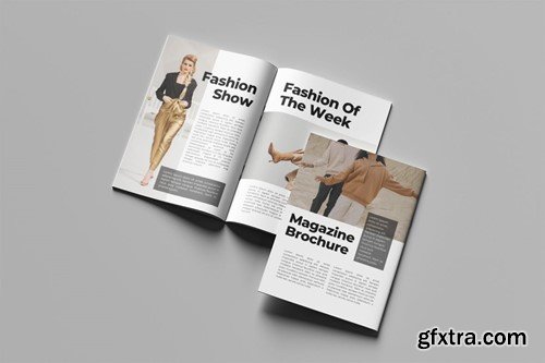 A4 Magazine Brochure Mockups CSGJH95