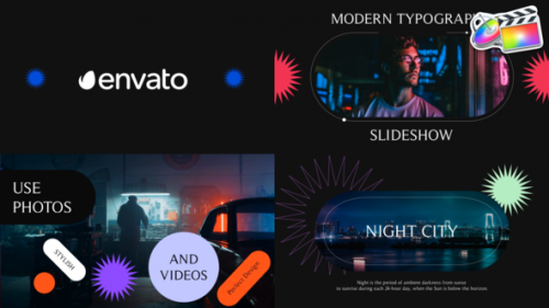 Videohive - Modern Typography Intro Slideshow for FCPX - 47171165 - 47171165