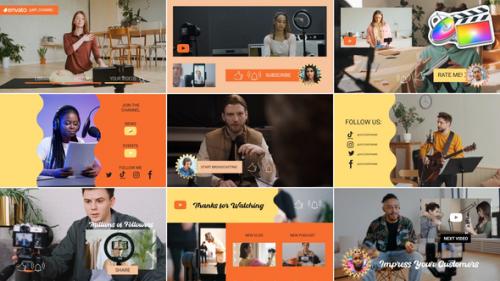 Videohive - Youtube Scenes Slides for FCPX - 47173743 - 47173743