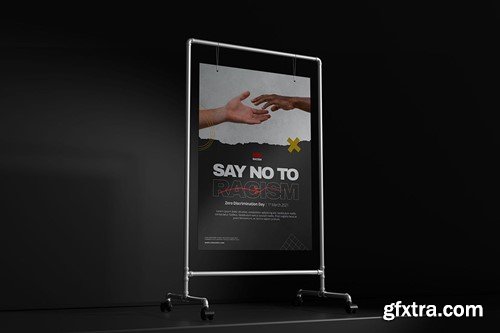 Banner Poster Mockup P2YTR6Y