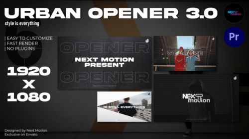 Videohive - Urban Opener 3.0 | MOGRT - 46890562 - 46890562